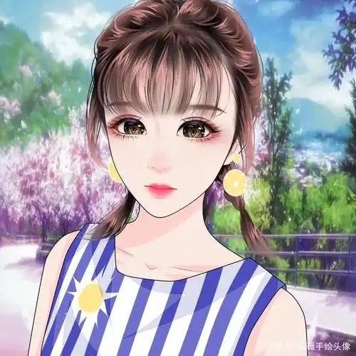 三八女生专属手绘漫画头像,女神节快乐!