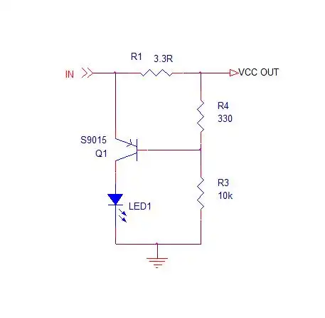 求手机电源适配器充电指示灯电路