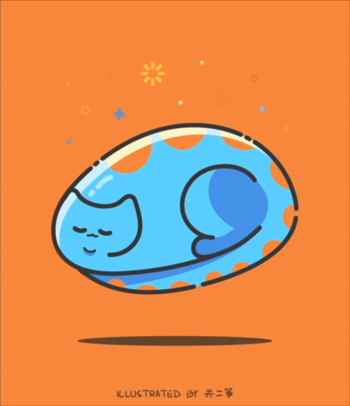 【汇总】小肥猫gif系列|插画|商业插画|关二筝 - 原创作品 - 站酷