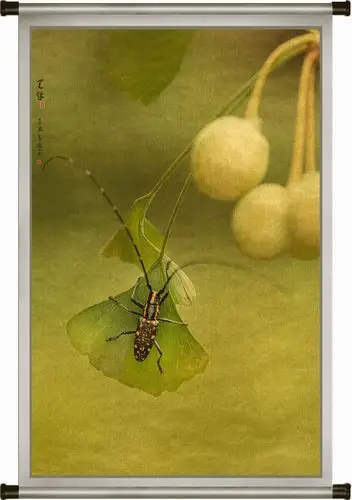 夏至写意天牛图