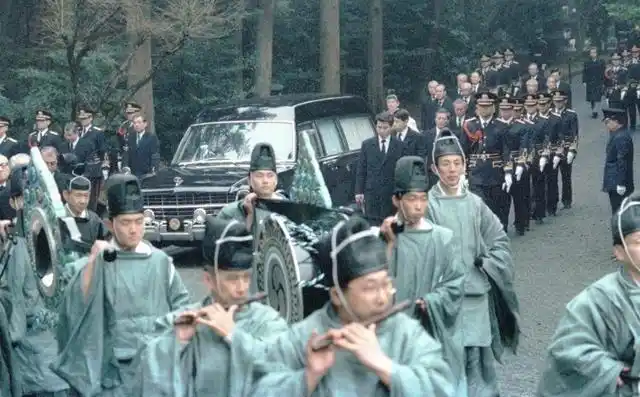 裕仁天皇葬礼旧照