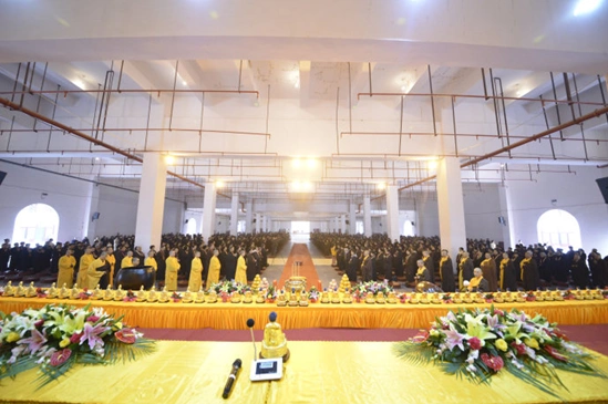 江苏金湖县大佛寺隆重举行佛七法会