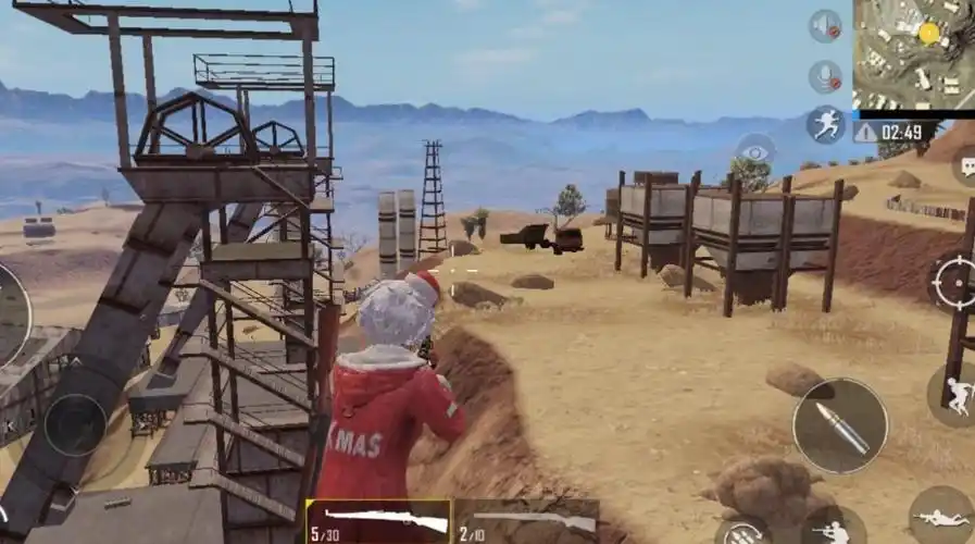 绝地求生刺激战场沙漠图哪里富