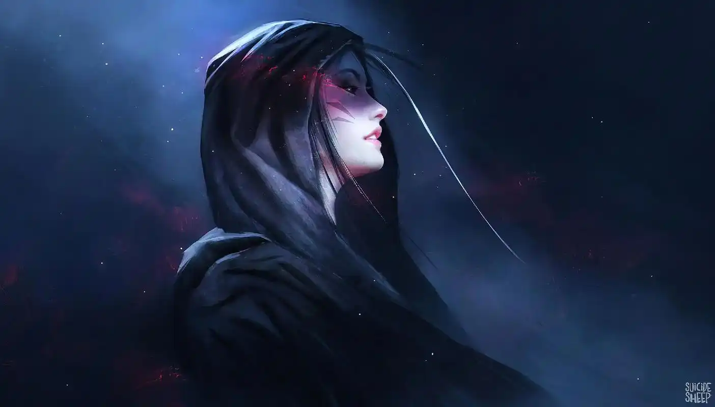 小伙伴一直想看的卡莎#lol #卡莎 #壁纸@艾卡西亚暴雨  - 抖音