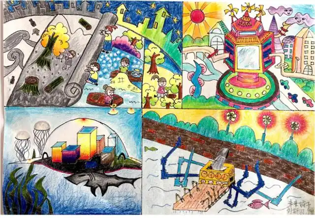 童心童趣童真,想象未来美好城市,"孩子眼中的未来城市"丰富多彩!
