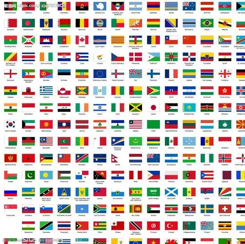 209个国家国旗图片