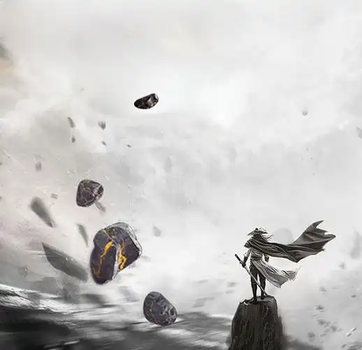 y采集玄幻仙侠小说封面底图