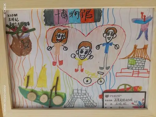 这是大圣心中的幼儿园,爸爸妈妈我,我们三口去博物馆啦,分享给幼儿园