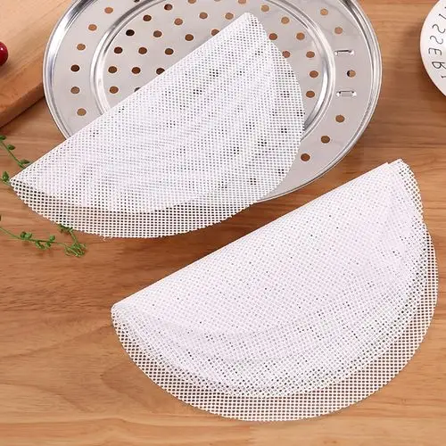 集美 硅胶不粘蒸笼垫圆形小笼包蒸锅垫子蒸笼布蒸包子蒸布馒头垫