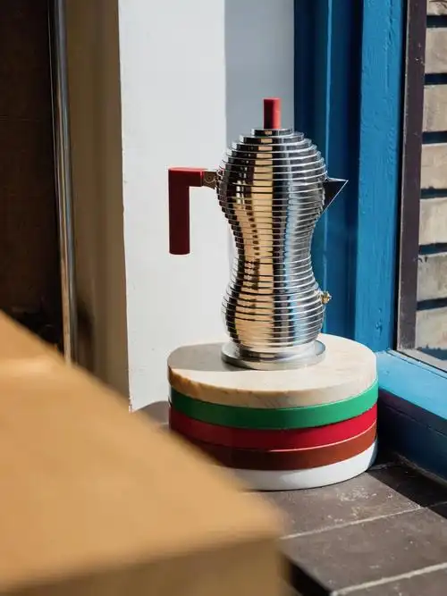 设计师意式摩卡卡壶咖啡壶意大利原装进口alessi浓缩母鸡咖啡壶