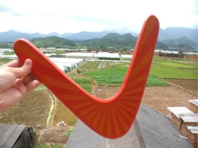 抖音网红同款木制儿童回旋镖飞去来器v型飞盘户外玩具回力镖回力标v字