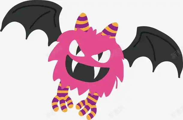 com 创意 动物 卡通小动物 可爱 可爱小怪物蝙蝠 小动物 小怪物 怪兽