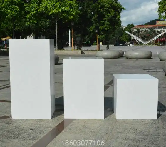 定制烤漆展台展示台方形异型地台精品样品展示柜展会展厅专用代购