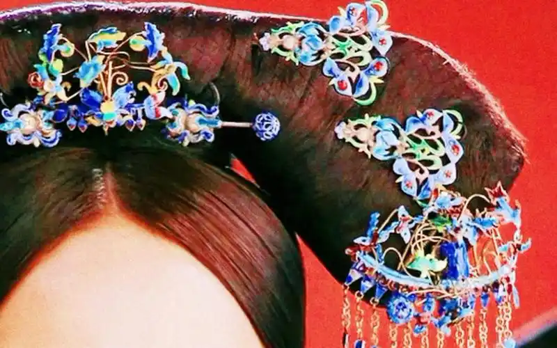 【如懿传】巴林湄若的旗头发饰/8款/蒙古四十九部的小公主,谁敢动