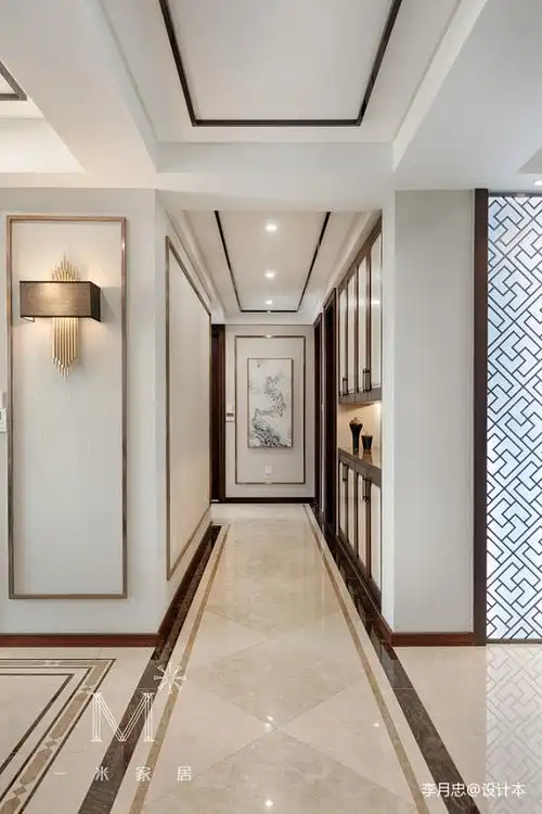 优雅中式过道设计图片