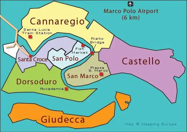 建筑地图威尼斯下