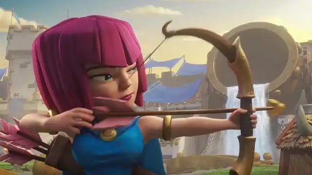 《皇室战争》弓箭手的欢庆时刻美图.