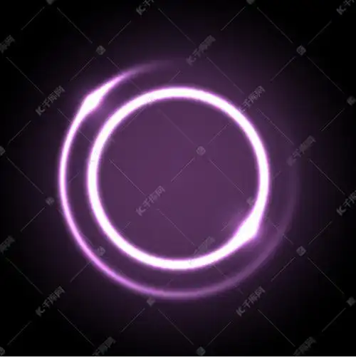 紫色炫彩光圈素材图片免费下载-千库网