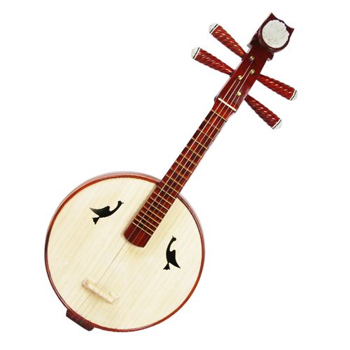 梵巢红花花梨乐队演奏高音小阮乐器厂家赠琴盒阮