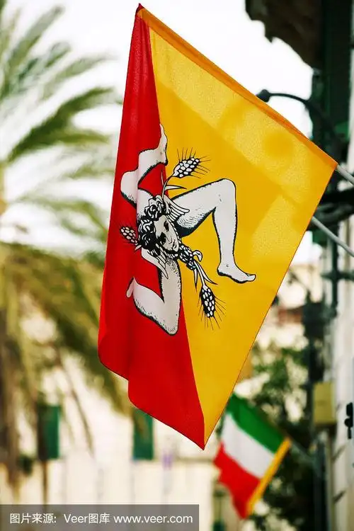 西西里岛的国旗