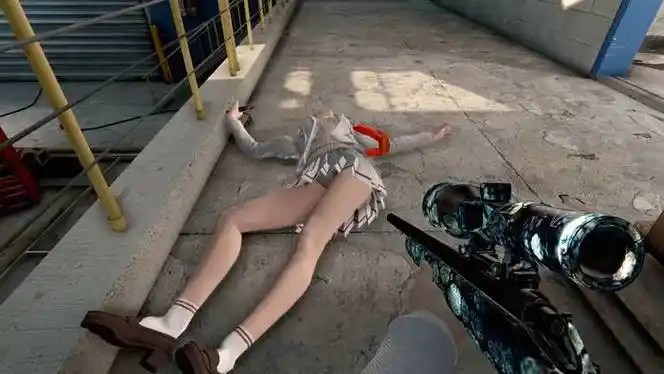 风暴战区女角色死亡的姿势