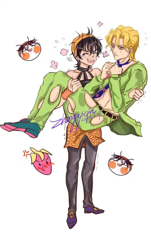 jojo 动作有参考  27号摸的橘莓