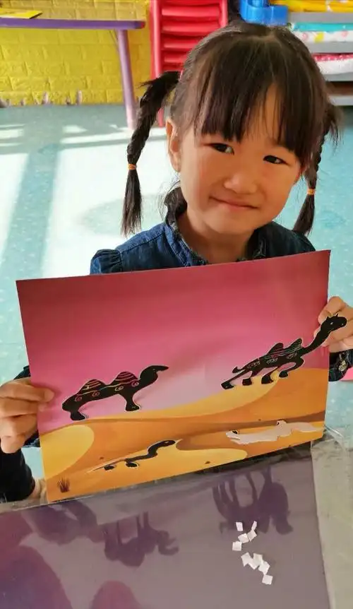 大班手工课—《丝绸之路》