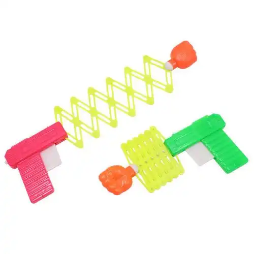 弹簧枪儿童玩具伸缩拳头创意儿童弹簧玩具枪整蛊80后经典怀旧魔术伸缩