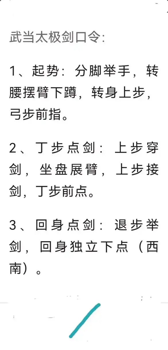 49式武当剑剑谱 - 抖音