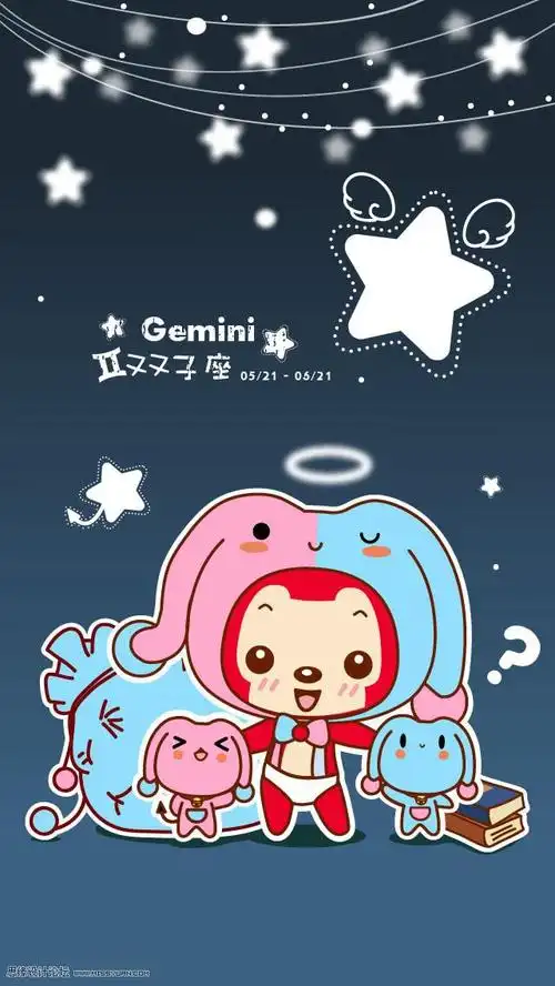 十二星座-双子座,高清图片,手机锁屏桌面-壁纸族