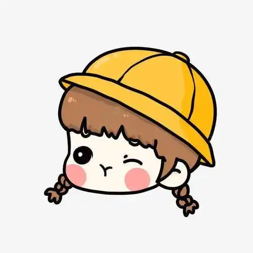 卡通头戴帽子的可爱女孩头像素材免抠png素材新图网ixintucom