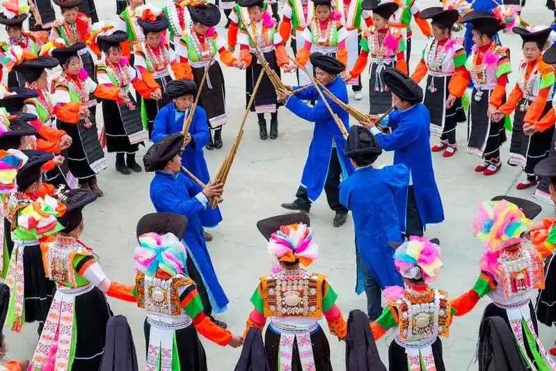 贵州省贵阳市花溪区高坡苗族芦笙舞