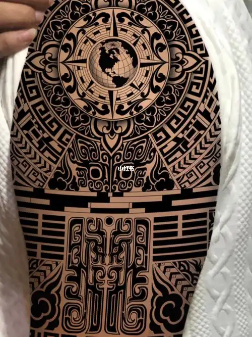 我们中国的图腾也很美#纹身原创设计 #图腾纹身  #中国风纹身  #中国