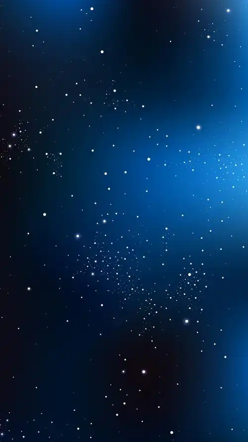 蓝色星空背景