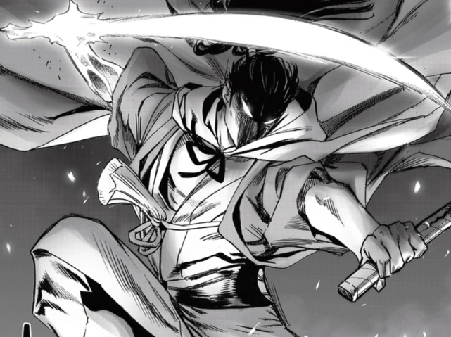 一拳超人原子武士拔出日轮刀差点秒流浪帝黄精失去一只手