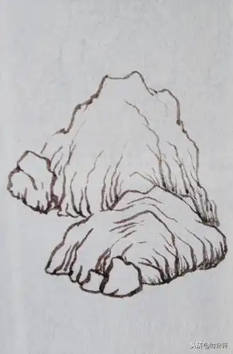 石山的简笔画法