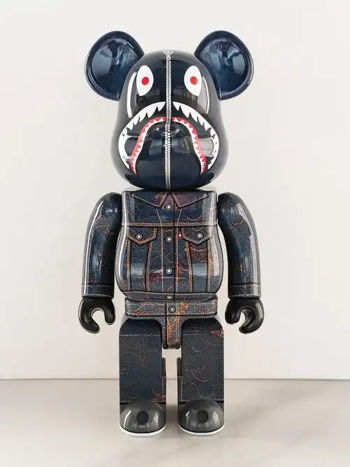 暴力熊客厅摆件电镀积木熊空山基bearbrick梵高盲盒潮玩千秋礼物