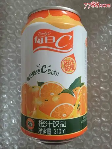 康师傅每日c易拉罐
