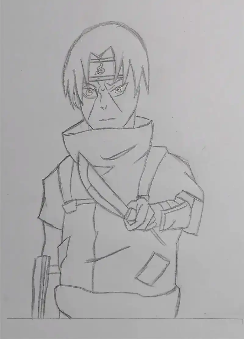 已经入夜了,静静消失吧火影忍者宇智波鼬绘画 - 抖音