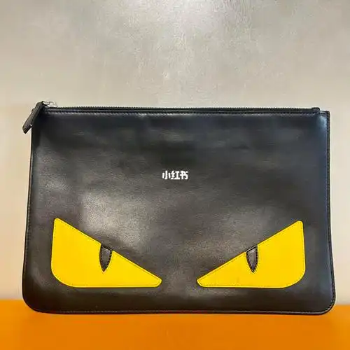 芬迪小怪兽手拿包 98新 a级 fendi/芬迪
