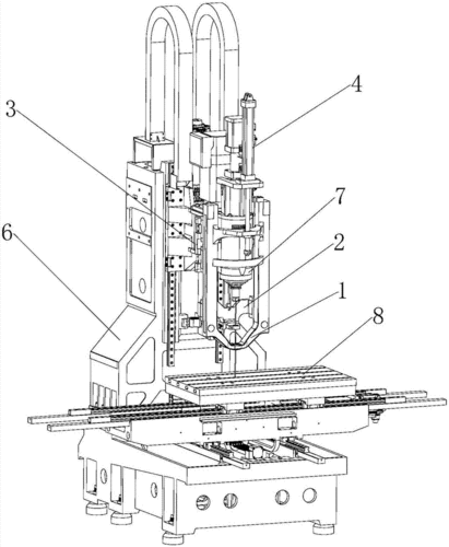一种立式深孔钻机床的制作方法
