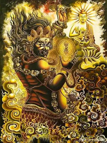 佛教:大威德明王,焚烧诸众生之业烦恼,摧破罪障而增长福德