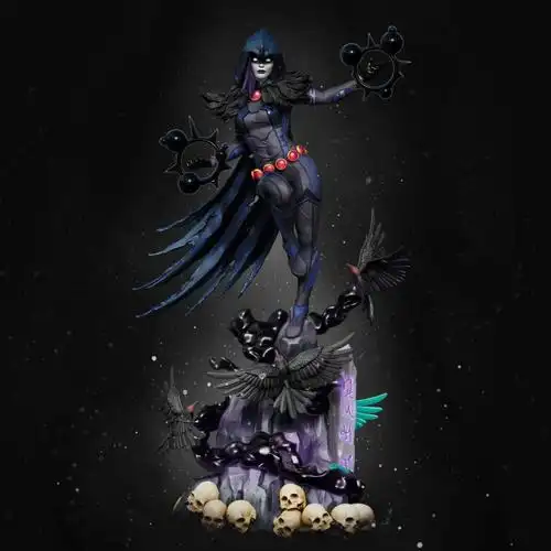 dc黑女巫手办模型
