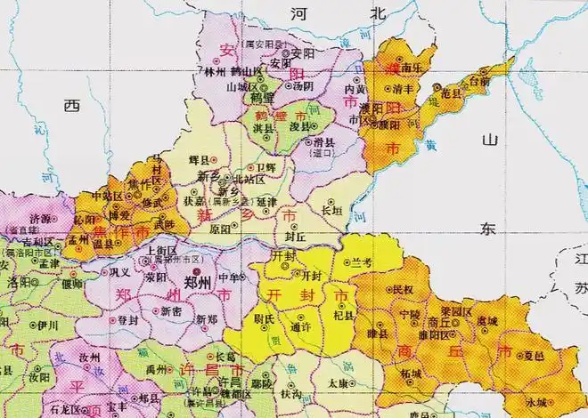 山东与河南之间的换地山东省的1个县为何划入了河南省