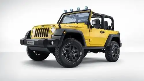 jeepwranglerrubiconrocksstaryellowpickupwallpaper