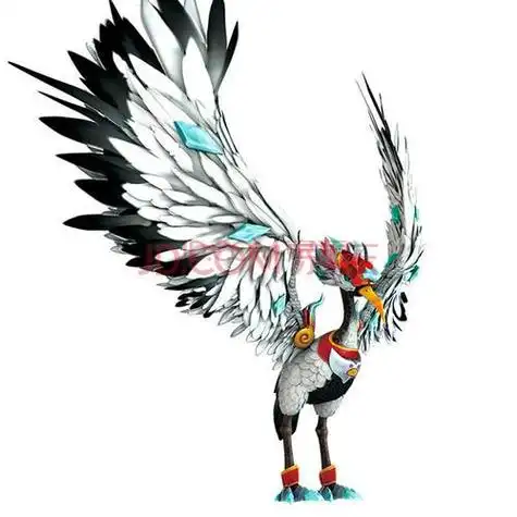 火焰鹤的简笔画