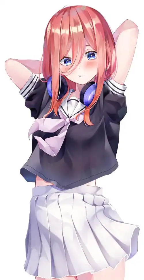 中野三玖插画图片壁纸