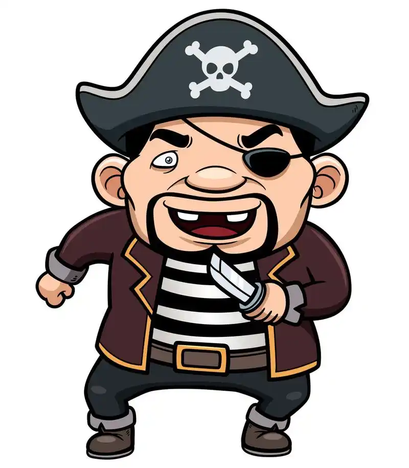 海盗,矢量图的海盗