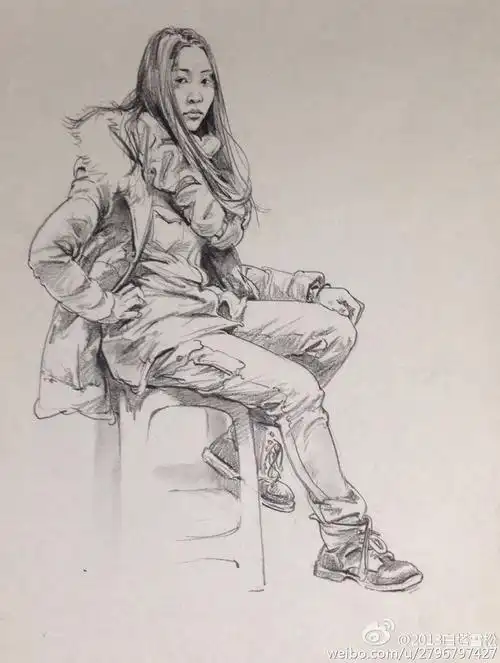 速写素材.刘雪松.图源微博.侵权删.