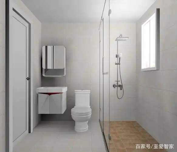 小户型干湿分离怎么办?2米卫生间设计效果图免费分享给你!